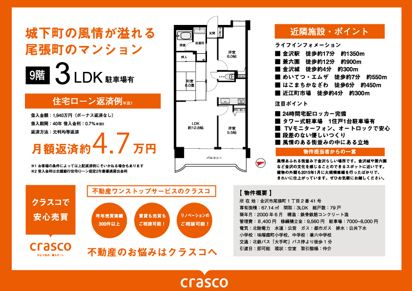 画像　A4-OH開催テンプレ裏（ＤＰロマージュ尾張町905号室）